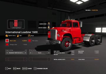 International Loadstar 1600 version 1.0.0.0 for Farming Simulator 2019 (v1.5.х)