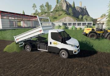 IVECO DAILY Benne SDM version 09.10.19 for Farming Simulator 2019 (v1.4.x)