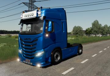 Iveco S-Way 2020 Holland Style version 1.0.0.0 for Farming Simulator 2019 (v1.7x)