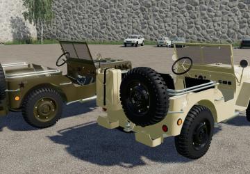 Jeep Willys version 1.0.0.0 for Farming Simulator 2019 (v1.7.x)
