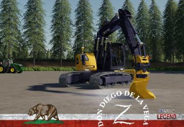 John Deere 135C version 1.5 for Farming Simulator 2019 (v1.6.0.0)