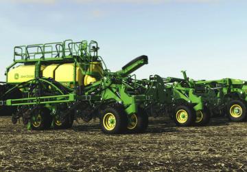 John Deere 1870 Air Hoe Drill version 1.0.0.2 for Farming Simulator 2019 (v1.7x)
