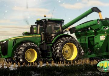 John Deere 2016-2018 8R Series US version 10.01.21 for Farming Simulator 2019 (v1.7.x)