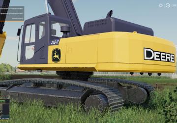 John Deere 210G version 1.5 for Farming Simulator 2019 (v1.5.1.0)