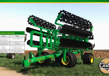 John Deere 2680H High-Performance Disk version 1.0.0.0 for Farming Simulator 2019 (v1.5.x)