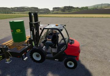 John Deere 500l diesel barrel version 1.0.0.0 for Farming Simulator 2019 (v1.4х)