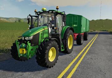 John Deere 6M Series version 1.0.0.1 for Farming Simulator 2019 (v1.6.0.0)