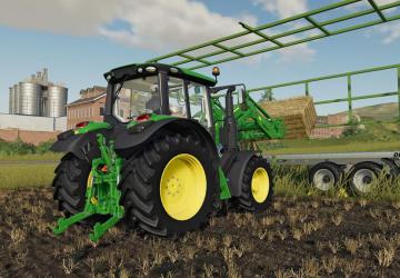 John Deere 6M Series version 1.0.0.1 for Farming Simulator 2019 (v1.6.0.0)