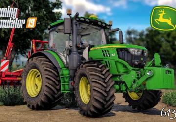 John Deere 6R Series version 1.0 for Farming Simulator 2019 (v1.5.1.0)