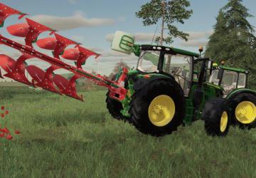 John Deere 6R Series version 1.0.0.0 for Farming Simulator 2019 (v1.5.х)