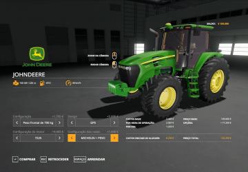 John Deere 7j version 1.0 for Farming Simulator 2019 (v1.5.1.0)