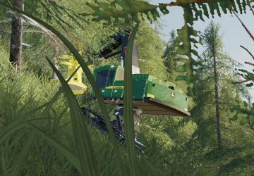 John Deere 959M Feller Buncher version 1.0.1.0 for Farming Simulator 2019 (v1.4х)