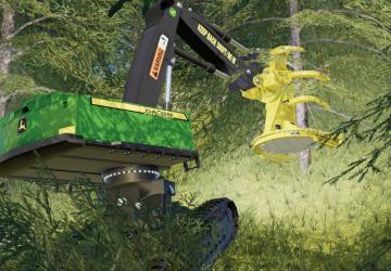 John Deere 959M Feller Buncher version 1.0.1.0 for Farming Simulator 2019 (v1.4х)