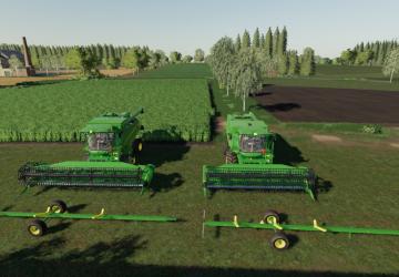 John Deere Cutter Trailer Pack version 1.0.0.0 for Farming Simulator 2019