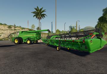 John Deere Draper 645 FD version 1.0.0.0 for Farming Simulator 2019