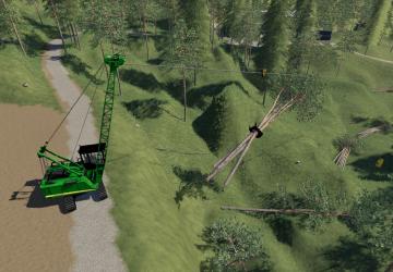 John Deere Grapple Yarder version 1.0 for Farming Simulator 2019 (v1.5.1)