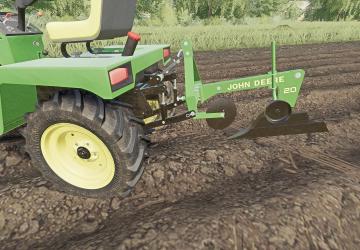 John Deere Model 20 Plow For John Deere 332 Tractor v1.0 for Farming Simulator 2019 (v1.6.0.0)
