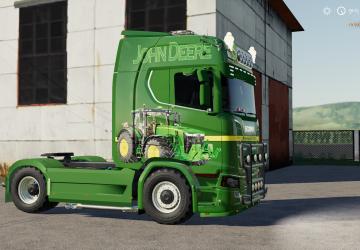 John Deere Scania version 1.0 for Farming Simulator 2019 (v1.5.1.0)