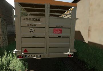 Joskin Cattle Trailer version 1.0 for Farming Simulator 2019 (v1.7x)