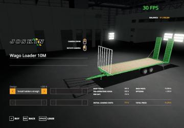 JOSKIN WAGO LOADER PACK version 0.1 for Farming Simulator 2019 (v1.3.0.1)