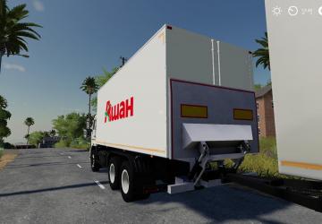 Kamaz45143 6012 Ashan and NEFAZ-8560-02 Trailer v1.0 for Farming Simulator 2019 (v1.5.1.0)