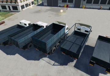KamAZ-5320 and NefAZ-8560 version 1.2 for Farming Simulator 2019 (v1.5.х)
