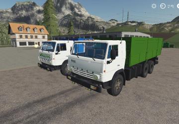 Kamaz 53212 SZap 8357 version 2.1 for Farming Simulator 2019 (v1.7.1.0)