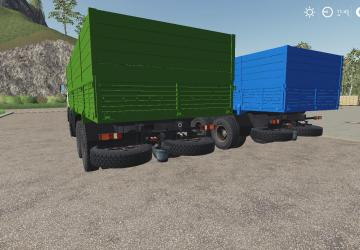 Kamaz 53212 SZap 8357 version 2.1 for Farming Simulator 2019 (v1.7.1.0)
