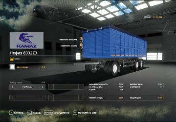 Kamaz 53215Z3 + Nefaz version 1.2 for Farming Simulator 2019 (v1.6)