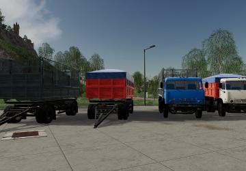 KamAZ-55102 version 1.2 for Farming Simulator 2019 (v1.5.x)