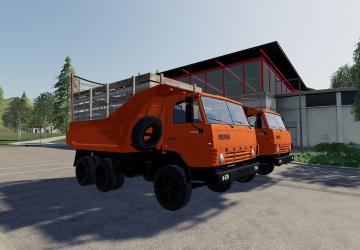 KamAZ-55111 version 1.0 for Farming Simulator 2019 (v1.4.x)