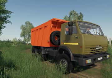 KamAZ-55111 version 1.0.0.0 for Farming Simulator 2019 (v1.6.x)