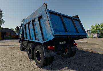 KamAZ-65115 Blue version 1.0.0.2 for Farming Simulator 2019 (v1.7.x)