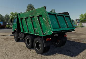 KamAZ-65115 Green version 1.0.0.2 for Farming Simulator 2019 (v1.7.x)