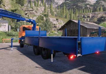 KamAZ-65117 Picker Crane version 1.0.1.0 for Farming Simulator 2019 (v1.6.x)