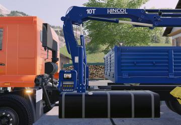 KamAZ-65117 Picker Crane version 1.0.1.0 for Farming Simulator 2019 (v1.6.x)