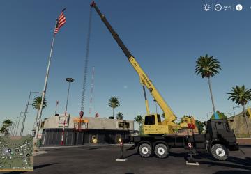 Kamaz Truck Crane (Galichanin) Fixed version 1.0 for Farming Simulator 2019 (v1.7.x)