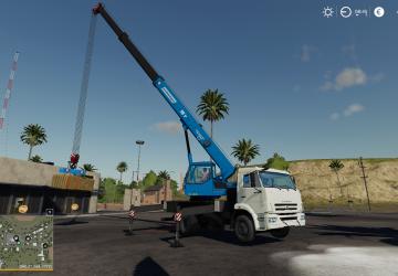 Kamaz Truck Crane (Klinets) version 2.0.0 for Farming Simulator 2019 (v1.7.x)