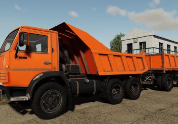 KamAZ Dump Truck version 1.0.1.0 for Farming Simulator 2019 (v1.7x)