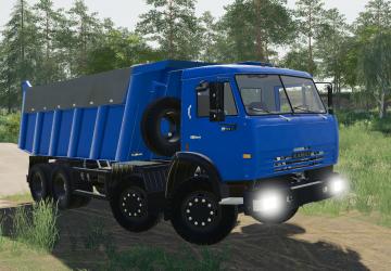 KamAZ Dump Truck version 1.0.0.0 от 28.07.21 for Farming Simulator 2019 (v1.7x)