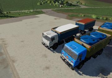 KamAZ Agricultural and NefAZ version 1.0.0.0 for Farming Simulator 2019 (v1.5.x)