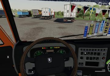 Kamaz Grain Truck and Trailer version 1.1 for Farming Simulator 2019 (v1.6.0.0)