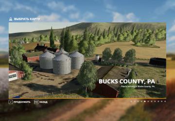 Bucks County Pennsylvania Map version 2.1.1.0 for Farming Simulator 2019