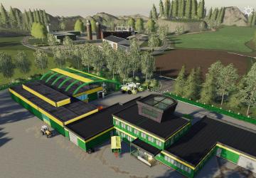 Map Burg Hausen 2k19 version 1.1.0.0 for Farming Simulator 2019 (v1.5.х)