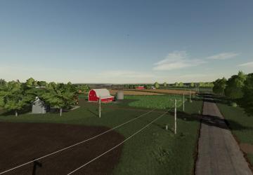 Columbia County, Wisconsin Map version 1.0 for Farming Simulator 2019 (v1.4х)