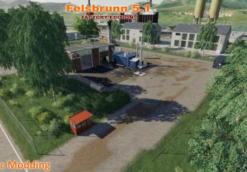 Felsbrunn Factory Edition Map version 5.1 for Farming Simulator 2019 (v1.5.x)