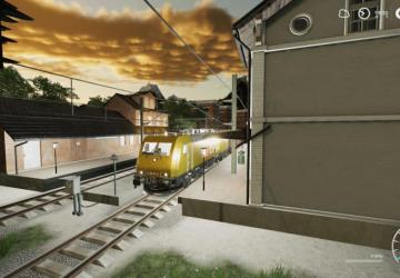 Flusstal XXL Train Expansion Map version 4.1.2 for Farming Simulator 2019 (v1.4х)