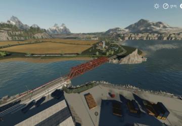 Flusstal XXL Train Expansion Map version 4.1.2 for Farming Simulator 2019 (v1.4х)