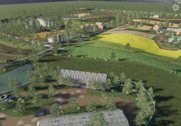 Glusiowo Map version 1.0 for Farming Simulator 2019 (v1.4х)