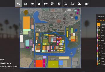 Pleasant Valley County Map - RUS version 1.2.5.1 for Farming Simulator 2019 (v1.7)